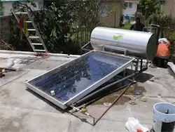 calentador de un panel con termotanque