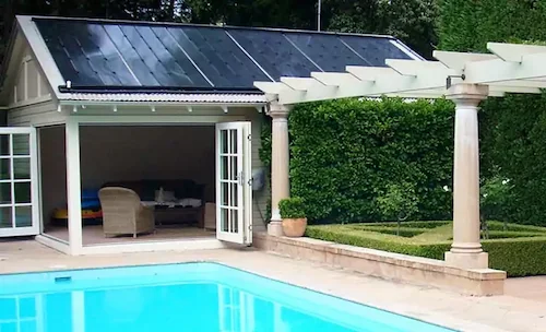 calentador solar residencial de piscina